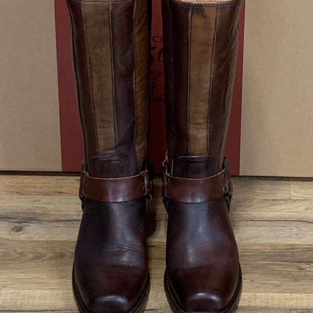 Women’s Frye 150 Anniversary Americana Harness Boots size 7.5 - Picture 2 of 13